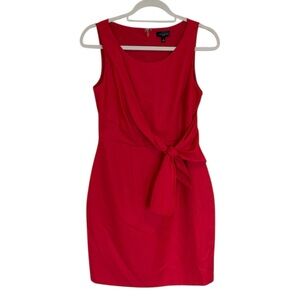 The Limited Vibrant Red Tie-Front Dress size 4